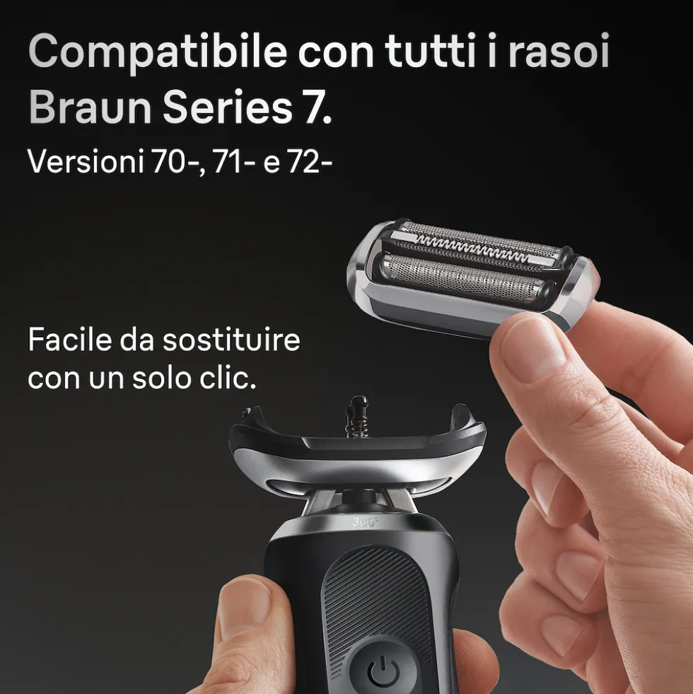 Testina di ricambio Braun Series 7 74S per rasoio elettrico