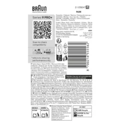 Testina di ricambio Braun Series 9 PRO+ 96M originale