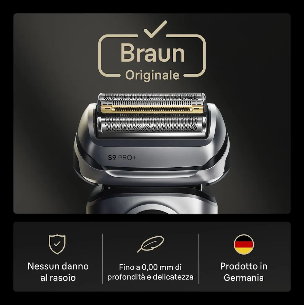 Testina di ricambio Braun Series 9 PRO+ 96M originale