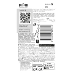 Testina di ricambio Braun Series 5 54B originale