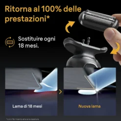 Testina di ricambio Braun Series 5 54B originale