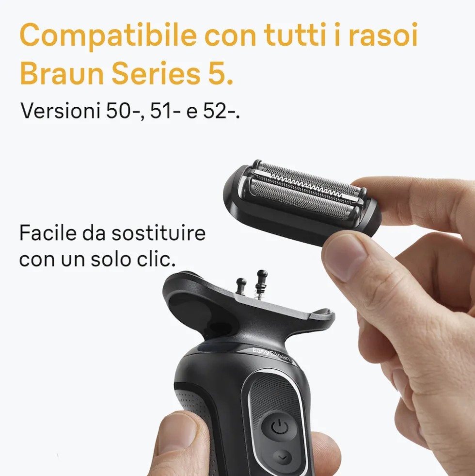 Testina di ricambio Braun Series 5 54B originale