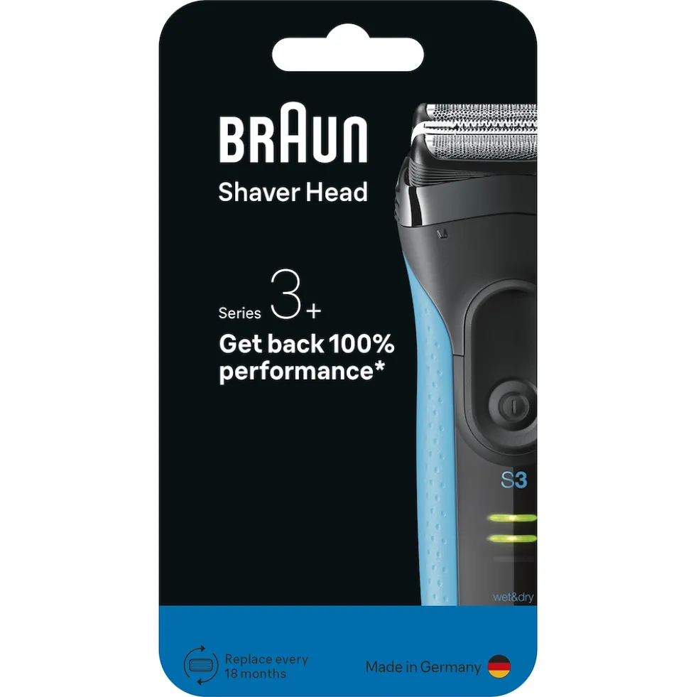 Testina di ricambio Braun Series 3+ 32B per rasoio elettrico uomo