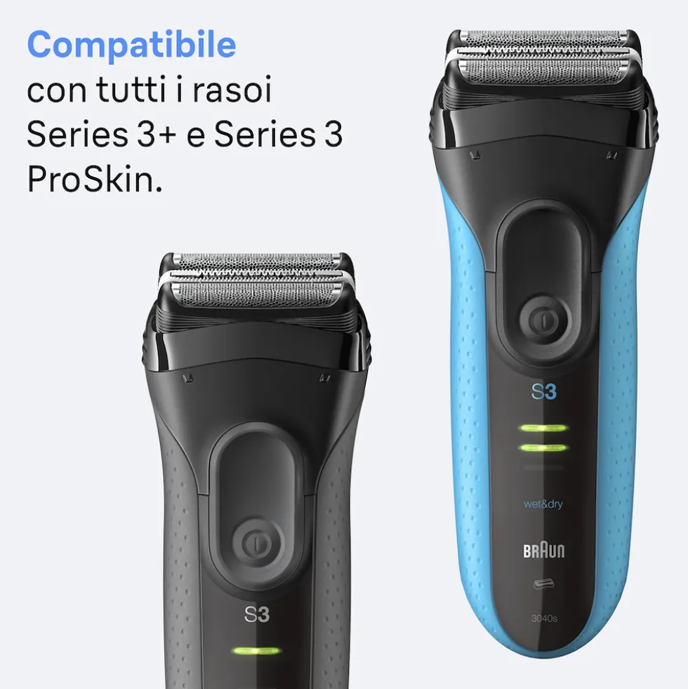 Testina di ricambio Braun Series 3+ 32B per rasoio elettrico uomo