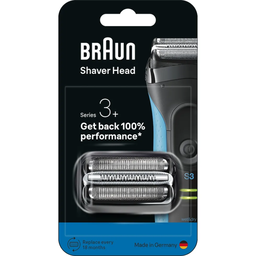 Testina di ricambio Braun Series 3+ 32B per rasoio elettrico uomo