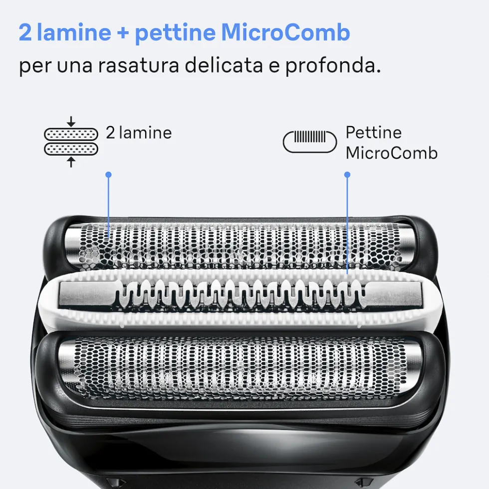 Testina di ricambio Braun Series 3+ 32B per rasoio elettrico uomo
