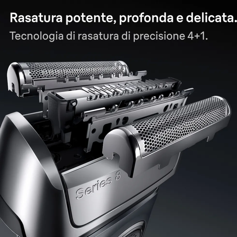 Testina di ricambio Braun Serie 8 83M per rasoio elettrico