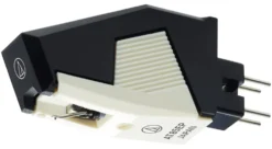 Testina giradischi Audio Technica AT 85EP Cartridge White e Black
