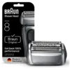 Testina ricambio rasoio Braun 83M SERIES 8 Silver