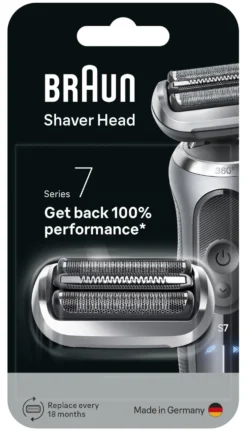 Testina ricambio rasoio Braun 74S SERIES 7 Silver