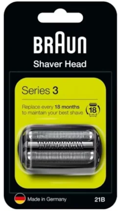 Testina ricambio rasoio Braun 736879 SERIES 3 21B Shaver Head Black