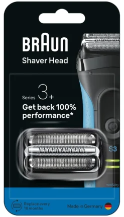 Testina ricambio rasoio Braun 32B SERIES 3+ Black