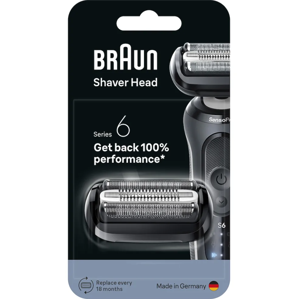 Testine di ricambio Braun 64B per rasoi Serie 5 e 6