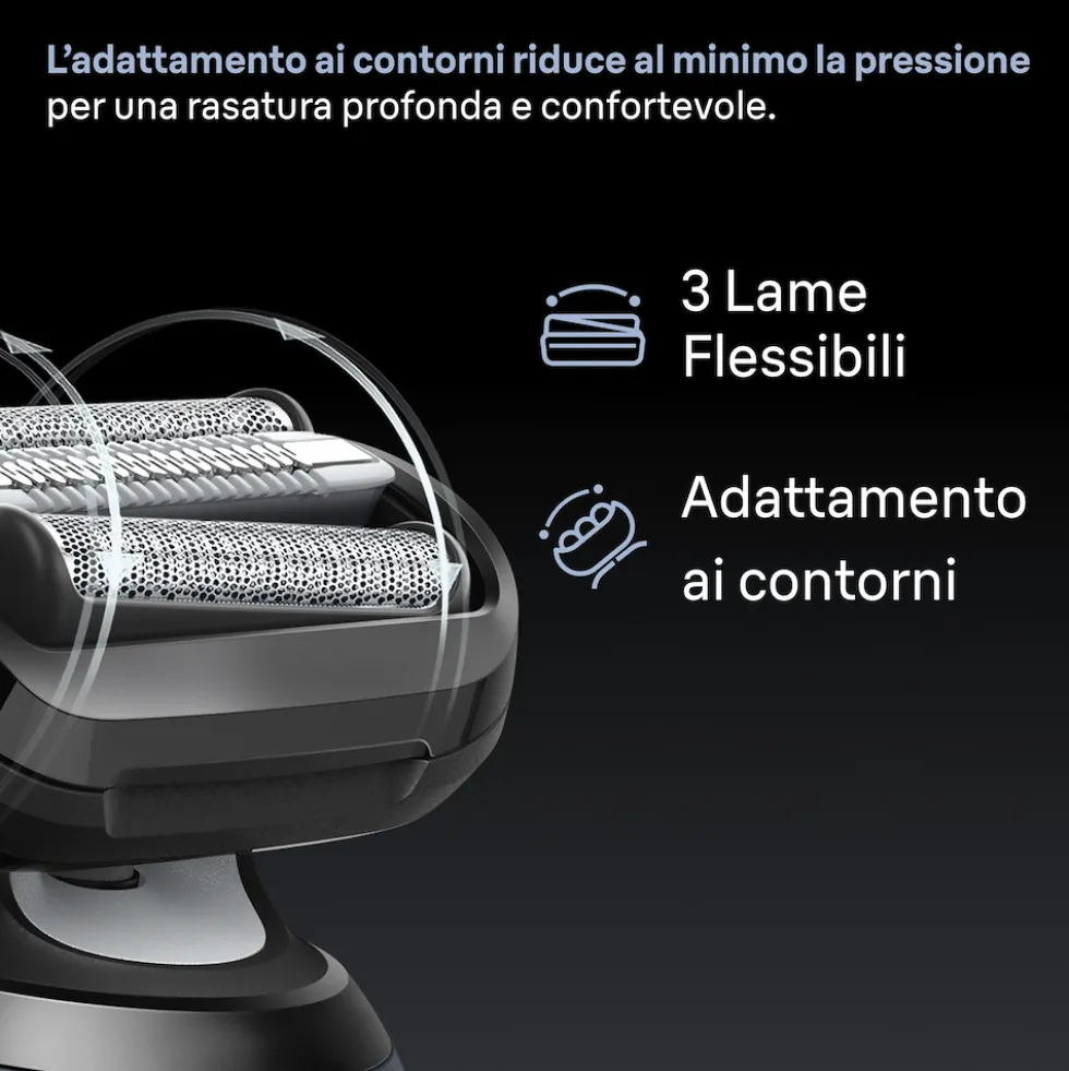 Testine di ricambio Braun 64B per rasoi Serie 5 e 6
