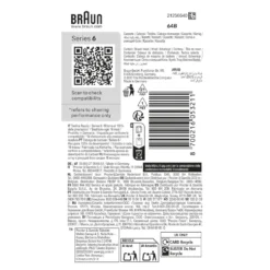 Testine di ricambio Braun 64B per rasoi Serie 5 e 6