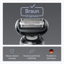 Testine di ricambio Braun 64B per rasoi Serie 5 e 6