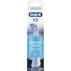 Testine di ricambio Oral-B iO Series Ultimate Clean Bianche (2 pezzi)