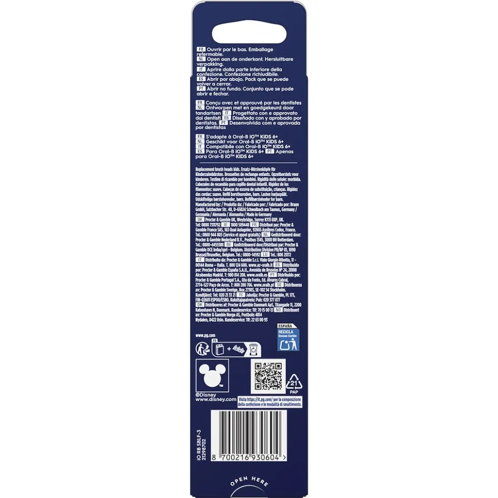 Testine di ricambio Oral-B iO Series Gentle Care, 3 pz