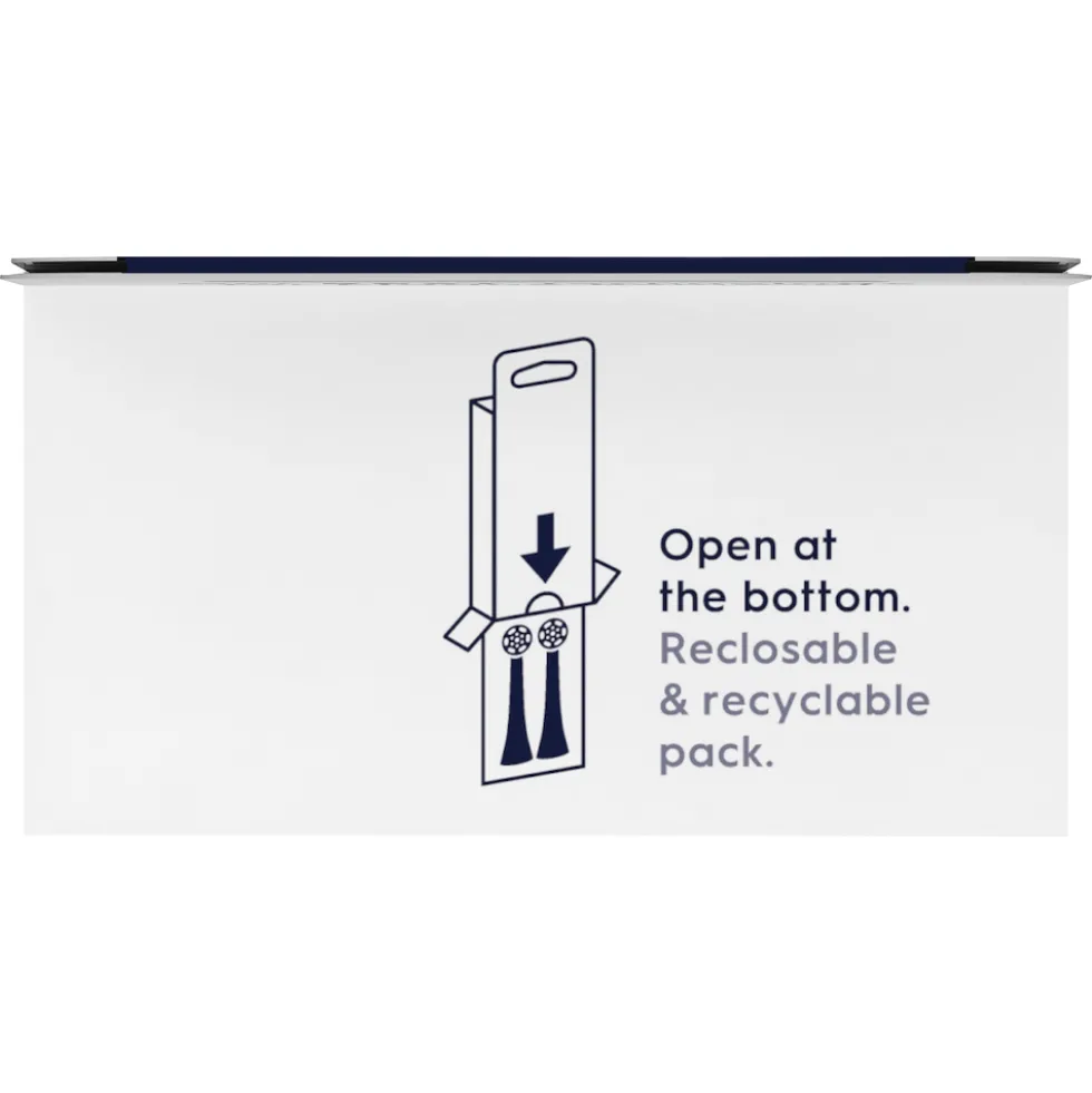 Testine di ricambio Oral-B iO Series Ultimate Clean Bianche, confezione da 3