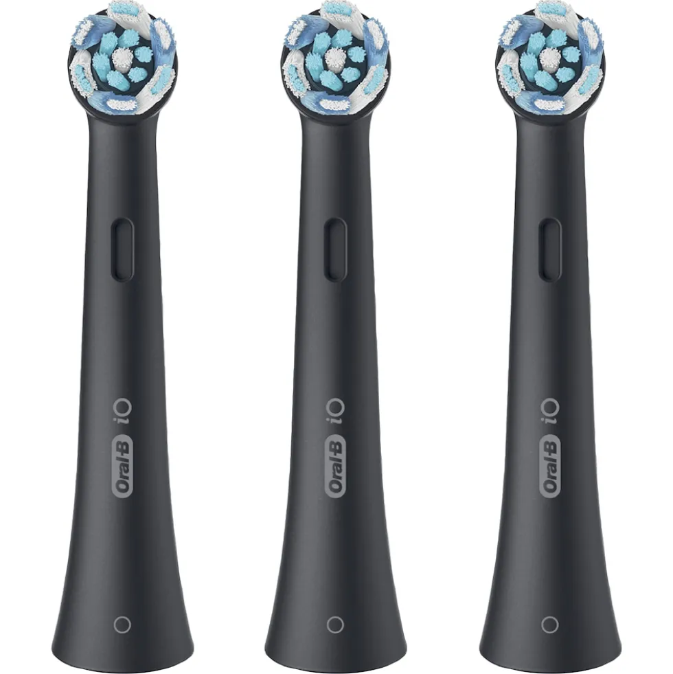 Testine di ricambio Oral B iO Series Ultimate Clean nere, 3 pezzi