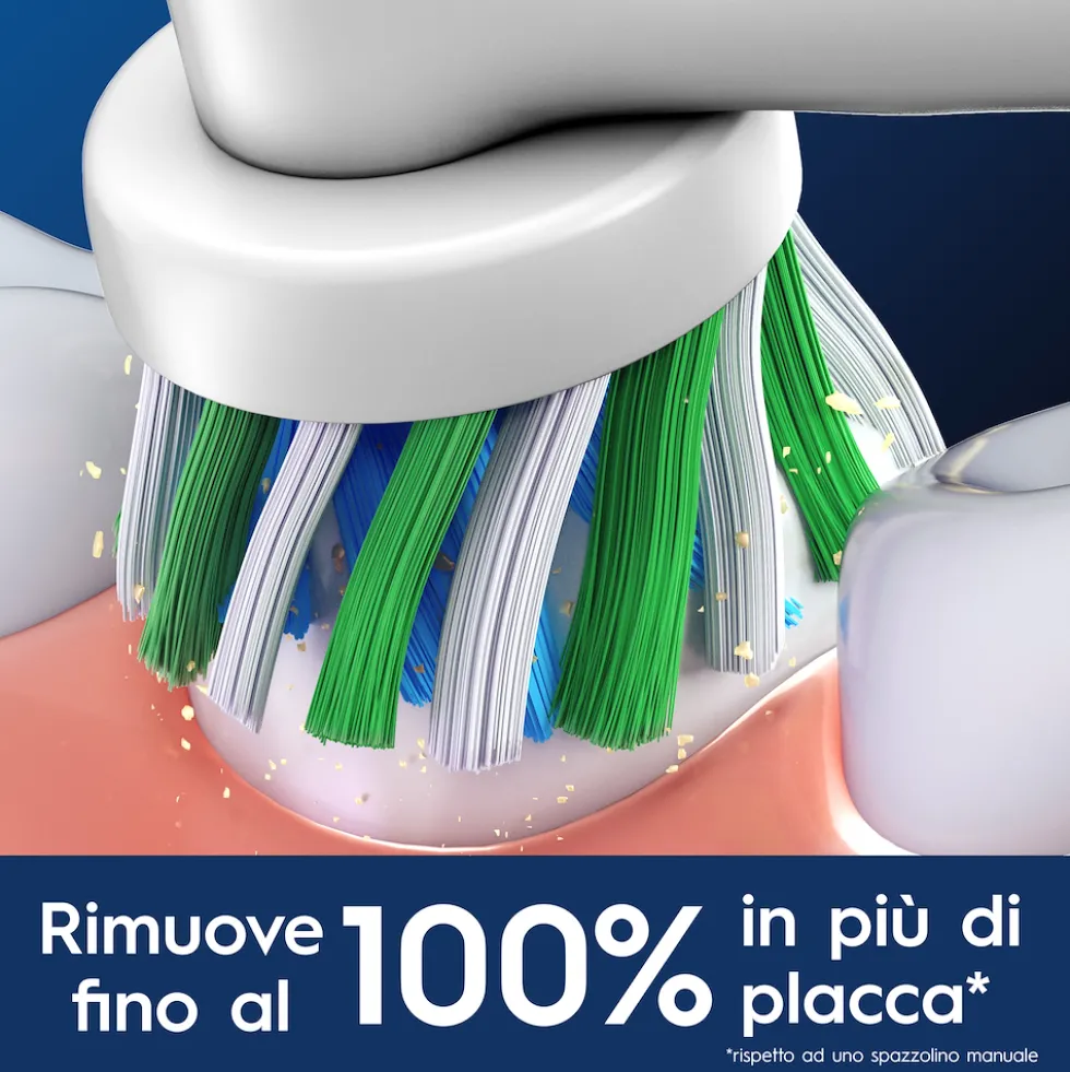 Testine di ricambio Oral-B Pro Cross Action, confezione da 3