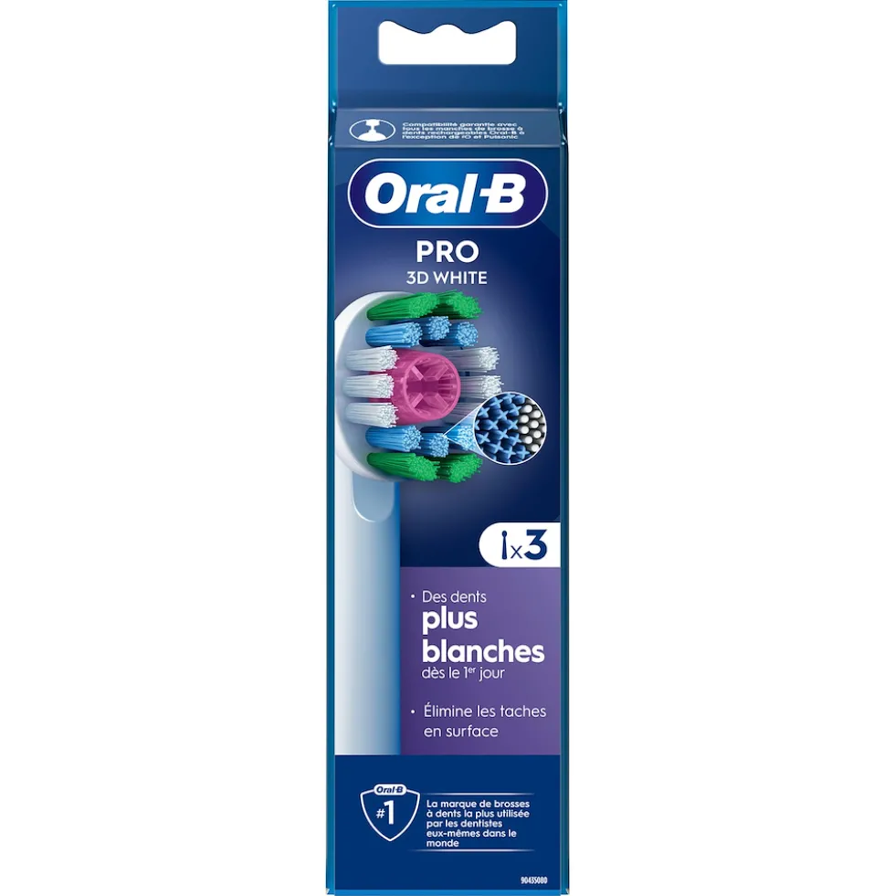 Testine Oral-B Pro Cross Action EB50BRX - Rimuovono il 100% di placca in più