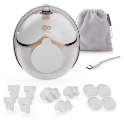 Tiralatte elettrico Kinderkraft KEMAFL00GLD0000 MAMAFLOW singolo a bat