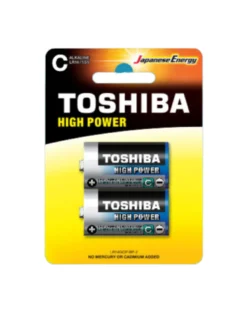 TOSHIBA PILE ALCALINE MEZZA TORCIA LR14GCP BP-2 C