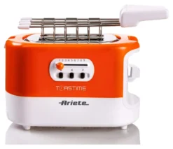 Tostapane Ariete 00C015900AR0 TOASTIME Arancio e Bianco