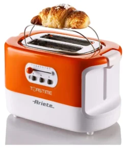 Tostapane Ariete 00C015900AR0 TOASTIME Arancio e Bianco