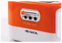 Tostapane Ariete 00C015900AR0 TOASTIME Arancio e Bianco