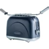 Tostapane 2 pinze in acciaio 900 W. 6 livelli di tostatura con vassoio raccogli briciole 26 x 16 x h 20 cm - Evviva