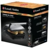 Tostiera Russell Hobbs 17888 56 Panini Maker 3In1 Silver e Black