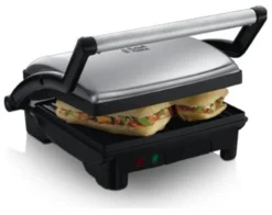 Tostiera Russell Hobbs 17888 56 Panini Maker 3In1 Silver e Black