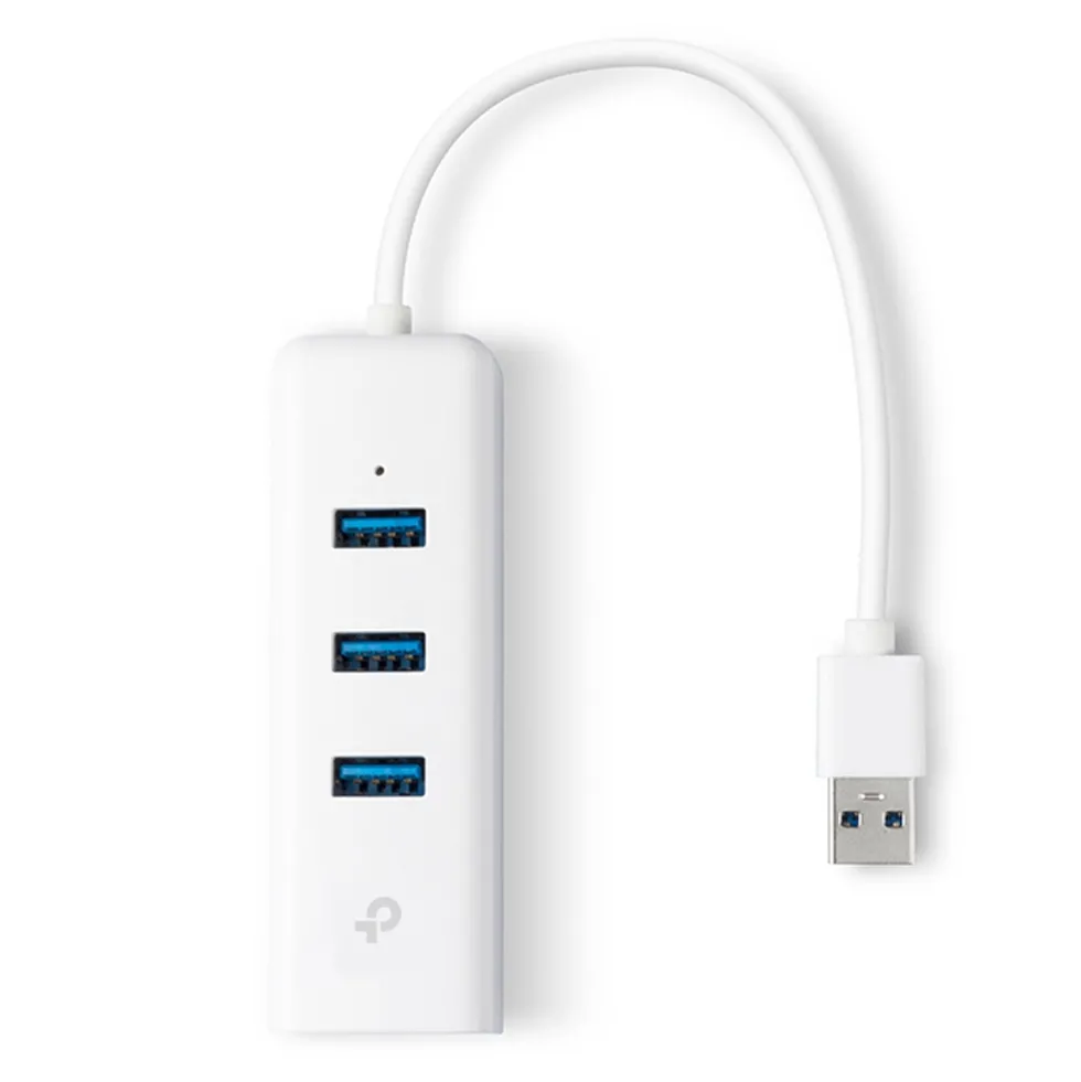 TPLINK ADATTATORE 2IN1 DA USB 3.0 A LAN GIGABIT+HUB USB 3PORTE UE330