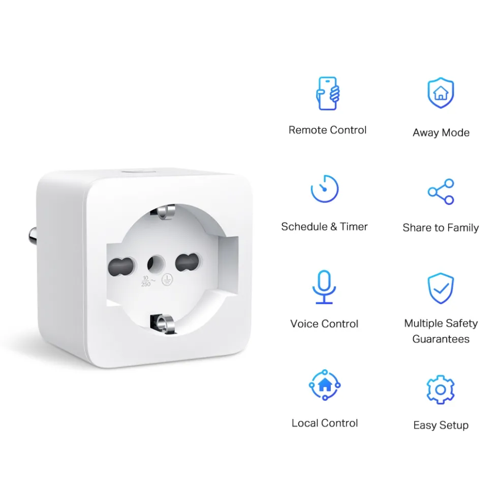 Tp-Link Mini Presa Smart Wifi Plug Italian Socket