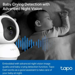Tp-Link Pan/Tilt Home Security Wifi Camera