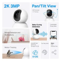 Tp-Link Pan/Tilt Home Security Wifi Camera