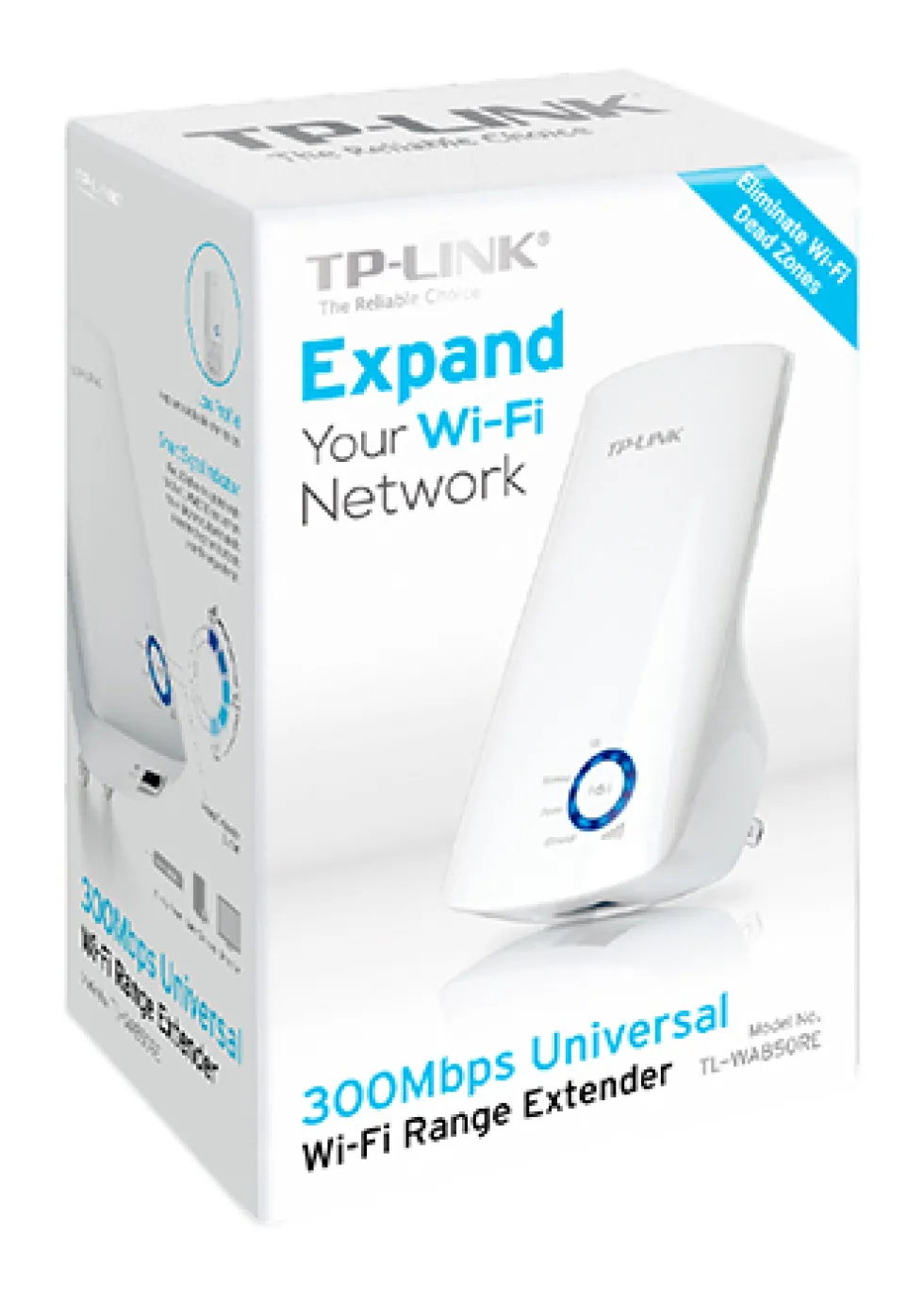 TPLINK RANGE EXTENDER 300MBPS INT.ANT. TL-WA850RE