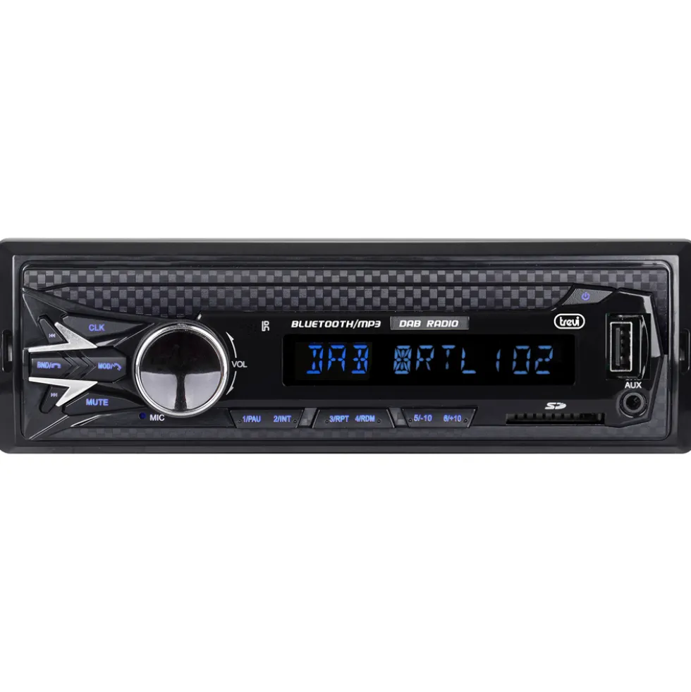 Trevi Autoradio Dab/Dab+/Fm Rds Bluetoothusb Sd Aux-In Scd 5751 Nero