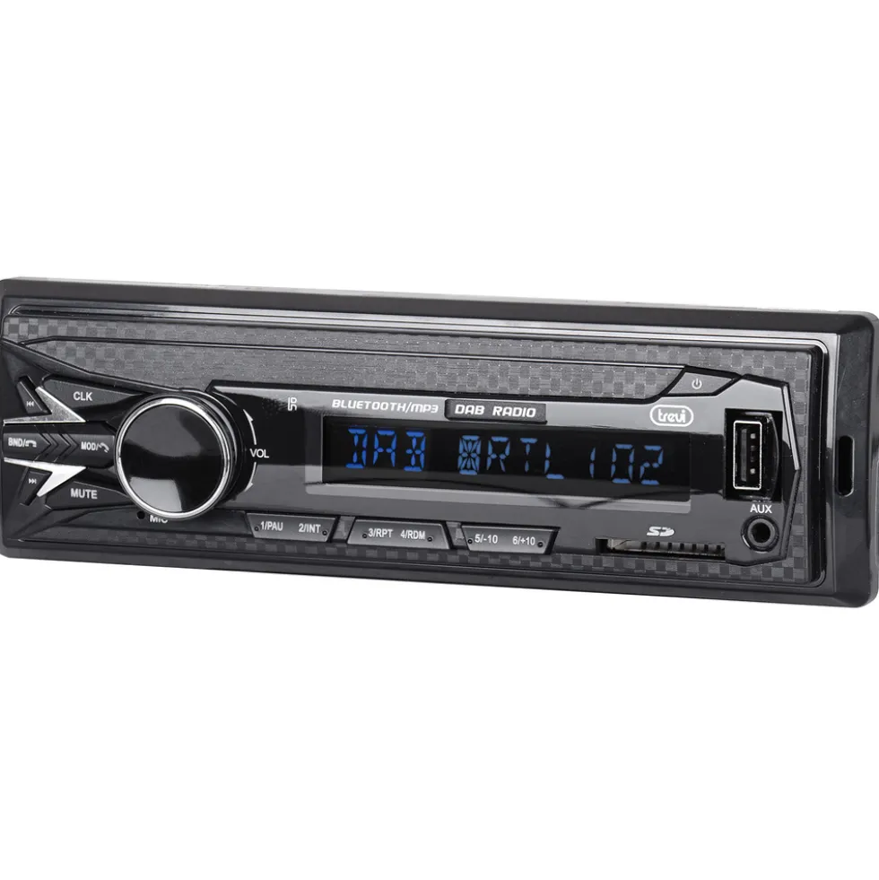 Trevi Autoradio Dab/Dab+/Fm Rds Bluetoothusb Sd Aux-In Scd 5751 Nero
