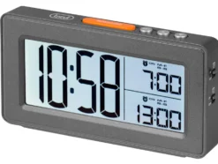 Trevi Orologio Digitale Con Due Sveglie Grande Display Lcd Sld 3P40 Nero