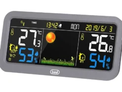 Trevi Stazione Meteo Radiocontrollata +Sensore Esterno Grigio