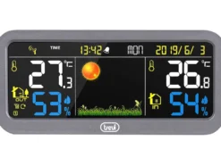 Trevi Stazione Meteo Radiocontrollata +Sensore Esterno Grigio