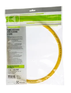 Tubo gas metano Electrolux E2HGF100 per piani cottura, EN14800, 1 metro