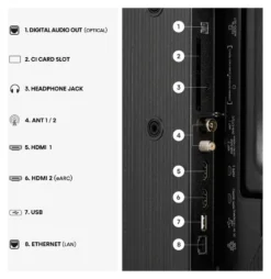 Tv Hisense 20018248 E4 SERIES 32E4ST Black