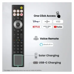 Tv Hisense 20019163 R9 SERIES 75UR9S Charcoal grey
