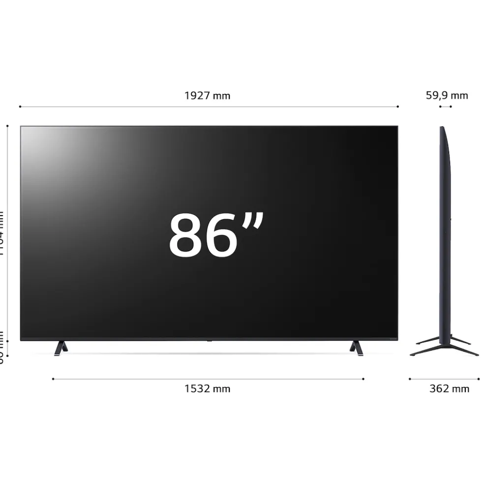 TV LED LG Electronics 86NANO81T6A Nanocell 4K UHD Smart TV