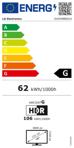 Tv Lg OLED48B65LA API SERIE B6 AI Umber brown