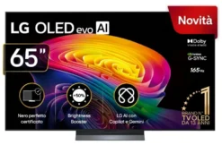 Tv Lg OLED65C66LB API SERIE C6 evo AI Charcoal black